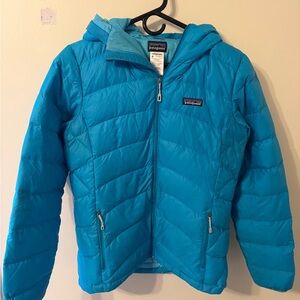 Patagonia Women’s Vibrant Blue Puffer Coat